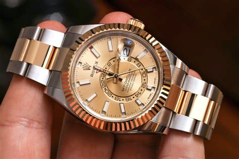 rolex sky-dweller replica with month|how to check for rolex.